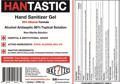 Hanitizer 1 Gal Label (Hani 01g Gel Label)